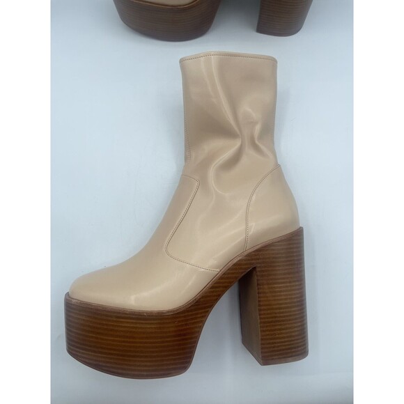 Jeffrey Campbell Mexique2 Platform Boots - Nude - US9.5 NWOB - Picture 8 of 16